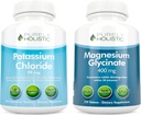 Potassium Chloride 99mg + Magnesium Glycinate 400mg - 365 + 270 Tablets - Vegetarian Bundle - Made in USA 2