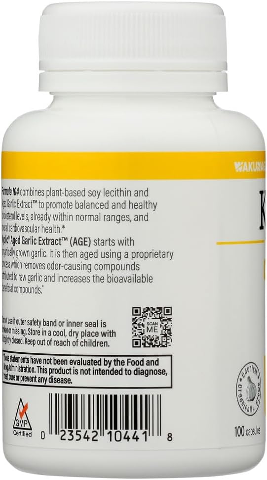 A.G.E. w/Lecithin Formula 104-100 caps., (Wakunaga/Kyolic) 3