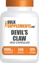 BulkSupplements.com Devil's Claw Extract Capsules - Devils Claw Herbal Supplement, Devil's Claw Capsules - Vegan & Gluten Free, 2 Capsules per Serving, 240 Veg Capsules (Pack of 1) 2