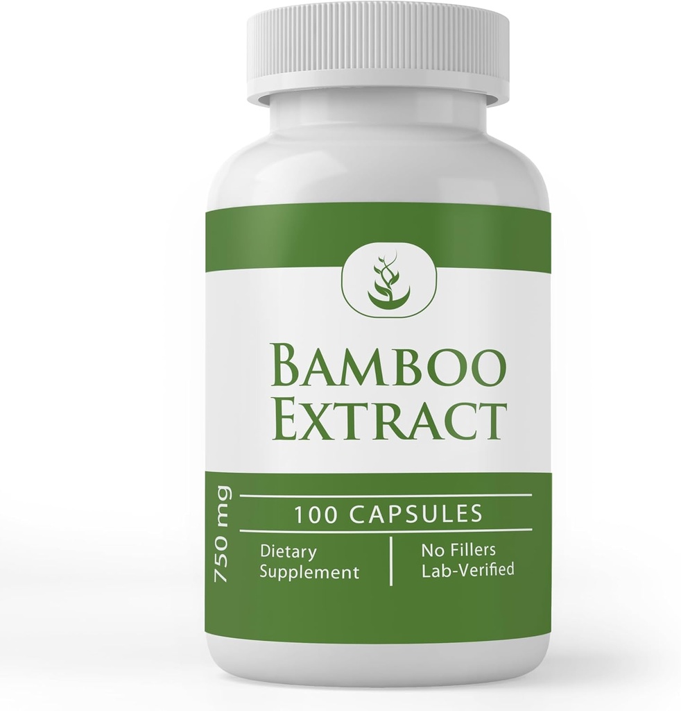 Pure Original Ingredients Bamboo Extract, (100 Capsules) Always Pure, No Additives Or Fillers, Lab Verified 2