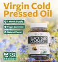 Black Seed Oil Gummies & Ashwagandha (1-Month Supply) - Vital Calm Fusion Bundle - Black Seed Oil Gummies Ginger Ale Flavor Cold-Pressed Nigella Sativa & Organic Ashwaganda Natural Adrenal Support 5