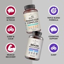 AMANDEAN Premium Brain & Magnesium Bundle: High-Absorption Magnesium L-Threonate, Glycinate & Malate, USA-Grown Organic Lion’s Mane 6:1 Extract, and Alpha-GPC. Supports cognitive health, focus & sleep 3