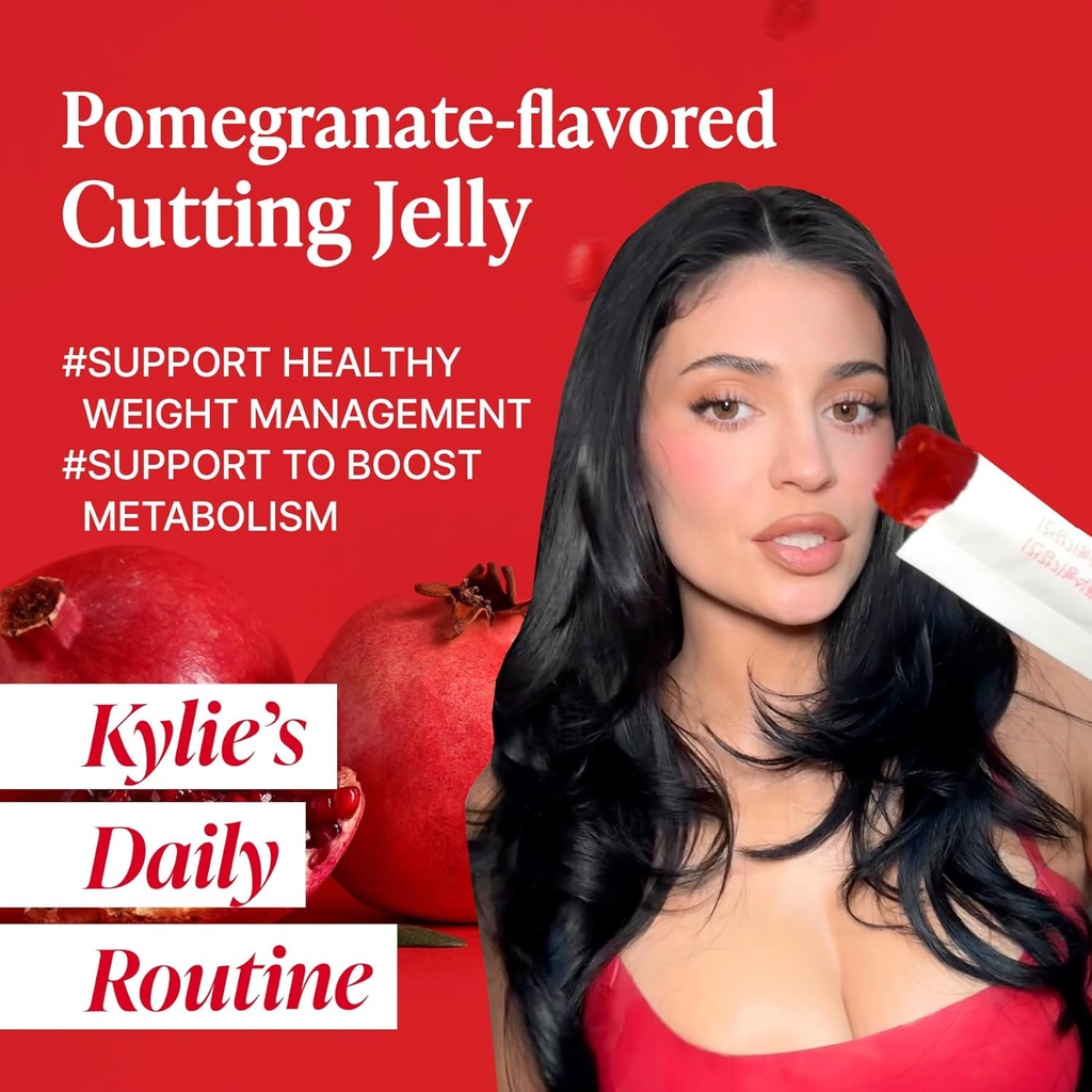 FOODOLOGY Coleology Cutting Jelly (10 Days) - Garcinia Cambogia (HCA) Jelly Sticks. Delicious Pomegranate Flavored. Chia Seeds, Collagen. 3