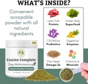 Wholistic Pet Organics Canine Complete - Dog Multivitamin Powder - 1 Lb - Daily Dog Vitamins and Supplements for Homemade Food - Immune System, Skin, Coat & Overall Health - Small and Large Breed 4