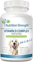 Vitamin D for Dogs with Calcium, Magnesium and Zinc to Support Strong Teeth, Bones and Muscles, Promote Mineral Metabolism and a Healthy Immune Function, 120 Chewable Tablets 2