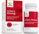 Terry Naturally Artery Strong - Cardio Health & Vascular Elasticity and Strength Support - Cardiovascular Support Supplement with Vitamins A & D3 - Aids Blood Vessel Elasticity - 60 Softgels 2