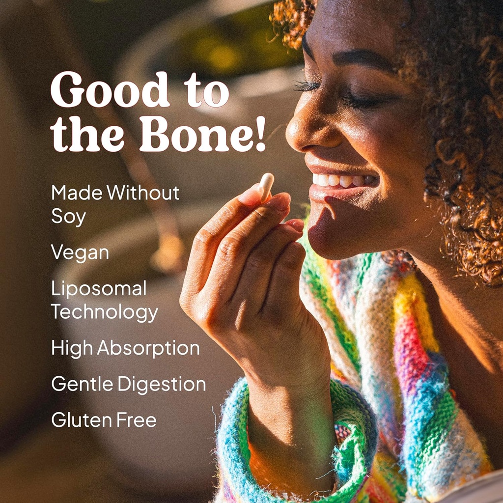 KAL Liposomal Calcium 500 mg, High Absorption Calcium Supplement, Essential Calcium Support, Vegan, Gluten Free, No Soy, 30 Servings, 90 VegCaps 5