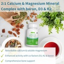 Vegan Omega-3 + Calcium & Magnesium Complex Vegan Bundle, Sustainable EPA & DHA Algae Oil 1340mg + 2:1 Plant Based Algae Mineral Complex, by Igennus 4