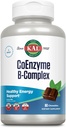 KAL CoEnzyme Vitamin B Complex, Chewable B Vitamins for Healthy Energy, Red Blood Cell and Nerve Function Support w/Vitamin B12, B6, Folic Acid, Natural Cocoa Mint, Vegan, Sugar Free, 30 Serv, 60ct 5