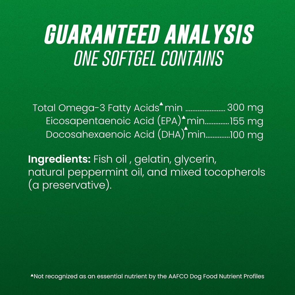 Nutramax Welactin 3 - Canine 120 - Softgel Caps, Welactin Omega-3 Skin and Coat Support 6