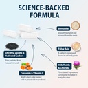 2300 MG Zeolite Detox Capsules - Activated Charcoal & Bentonite Clay, Highly Absorbable Full Body, Liver & Gut Cleanse, Zeolite Clinoptilolite（90 Capsules） 5