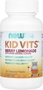 NOW Foods Kid Vits Berry Lemonade 120 Chewable Tablet 2