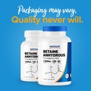 Nutricost Betaine Anhydrous Caps 1500mg, 60 Servings Per Bottle (2 Bottles) 4