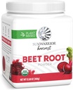 Sunwarrior Beet Root Powder Nitric Oxide Increase Stamina Blood and Flow Circulation Natural Non-GMO Keto Vegan Superfood for Smoothies Acai Pudding Baking 360g sq tub (90 Servings) Organic Harvest 2