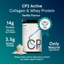 Puori Whey Protein Powder with Collagen, CP2 Active, Pasture Raised, Grass-Fed & Non-GMO - 100% Natural and Pure for Muscle Growth - 14.8G Protein 0.88lbs 3