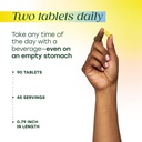 MegaFood Turmeric Curcumin Supplement for Liver Support - Turmeric Supplement with Black Pepper & Milk Thistle - 300mg Curcuminoids Per Serving - Vegan, Gluten Free, NonGMO - 90 Tablets, 45 Servings 6