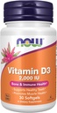 NOW Foods Supplements, Vitamin D-3 2,000 IU, High Potency, Structural Support*, 30 Softgels 2
