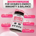 Multivitamin for Women - Supplement for Energy, Immunity, & Female Support - Daily Vitamins for Women with Biotin, Calcium, Magnesium - Non-GMO, Vegetarian Women’s Multivitamin - 120 Caps 3