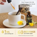 Mullein Drops for Lungs, Natural Mullein Leaf Extract, Respiratory Support & Lung Cleanse Herbal Supplement, Vegan - 2 fl oz 5