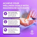 High Absorption Magnesium Glycinate Capsules - 500mg Magnesium Glycinate Per Serving for Calming Sleep Plus Muscle Bone & Nerve Support - Chelated 500mg GMP Certified 240 Count 6