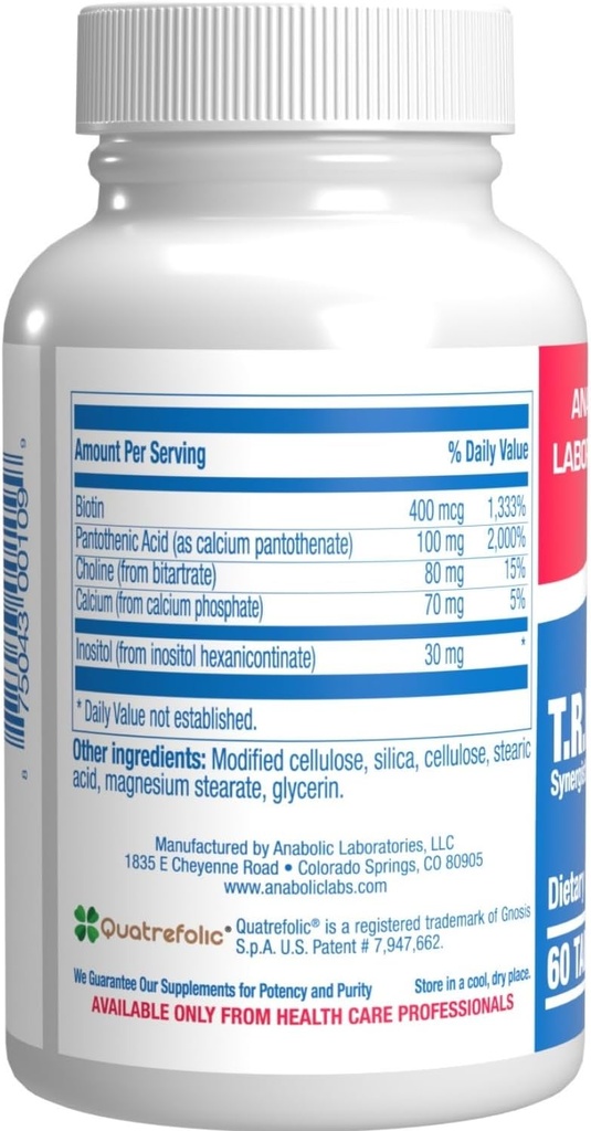 Super B Complex Methylated & Time Released - Bio Active B Complex Vitamin Supplement with Choline Inositol & 8 B Vitamins for Nervous System and Energy Metabolism Support - 1 Month Supply 4