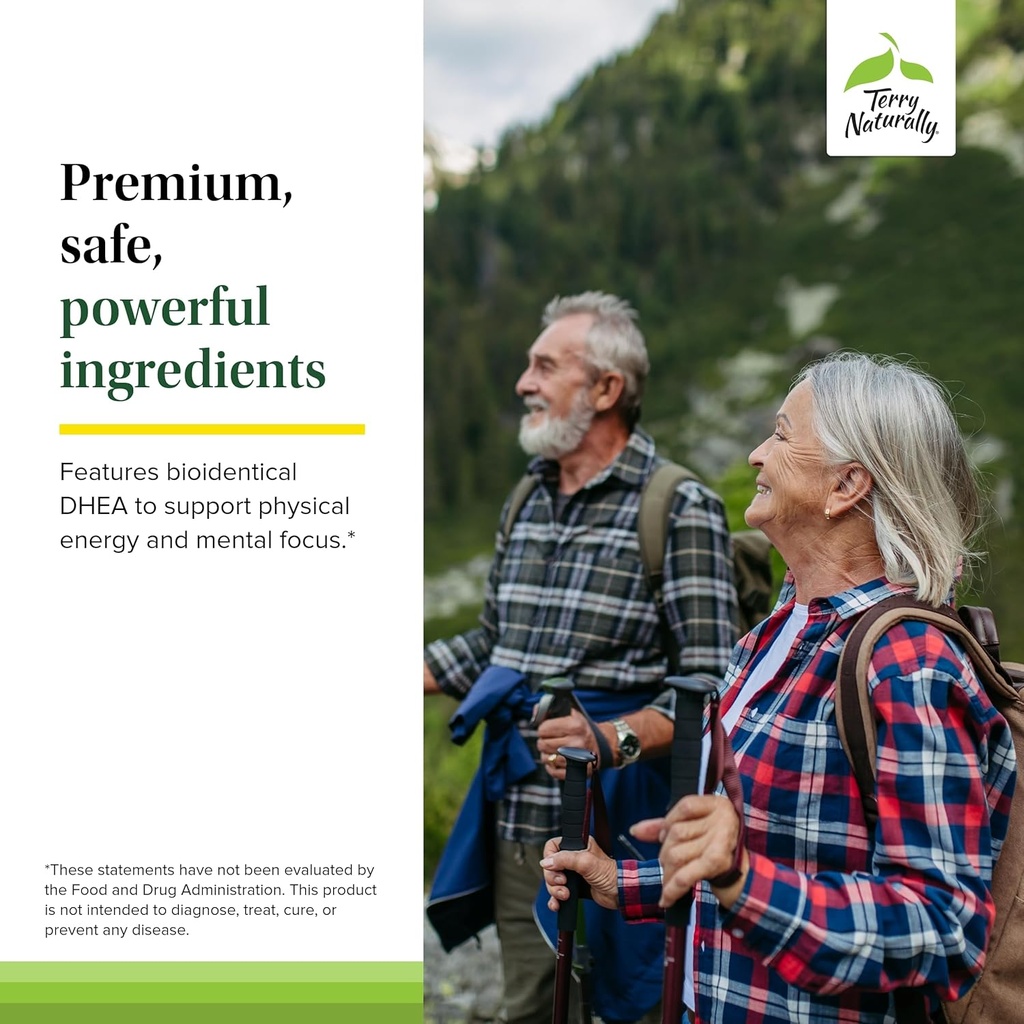 Terry Naturally Adrenaplex - Adrenal Gland Function Supplement - Glandular Support with Vitamins C & B6 - Supports Healthy Adrenal Function - Keep Out of Reach of Children - 60 Capsules (Pack of 2) 6