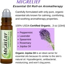 MigreLief Migraine Combo for Adults and Teens - Daily Supplement and Essential Oils Roll-On 6