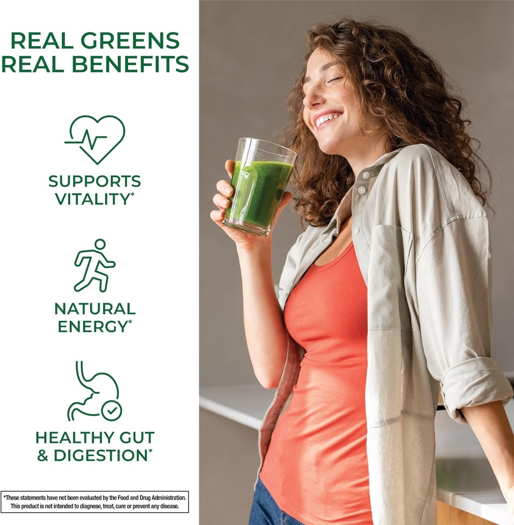 COUNTRY FARMS Super Greens Power Pack, 50 Organic Super Foods, Greens Powder with Probiotics for Gut Health & Bloating Relief, Supports Energy, Unflavored & Berry, 40 Serving 4