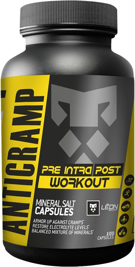 Leon Sport Electrolyte Tablets, Salt Tablets for Hydration, Fasting Sodium Electrolytes Tablets - Salt Pills with Electrolytes for Runners, No Sugar, Gluten Free Hydration Tablets - 100 Capsules 2