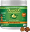 Ocu-GLO Cat & Dog Senior Supplement for Eye Support - Chewable Vision Vitamins Supplements for Large and Small Pets Care with Lutein, Omega-3 Fatty Acids, Grape Seed Extract & Antioxidants 2