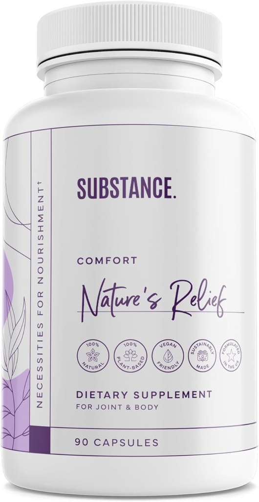 Nature’s Relief | Turmeric Supplement to Improve Body, Muscle & Joint Aches | Pure Turmeric Curcumin Supplement Organic, Boswellia & Ginger | Ease Discomfort & Increase Mobility | Non-GMO 30 Servings 2