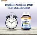 Lovita Timed-Release B Complex for Men | 8-Hour Energy & Nutrient Metabolism Support with 10 Vitamin Bs, Vegetarian Tablets (60 Count) 5
