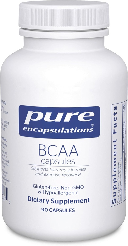 Pure Encapsulations BCAA Capsules | Hypoallergenic Supplement to Support Muscle Function During Exercise* | 90 Capsules 2