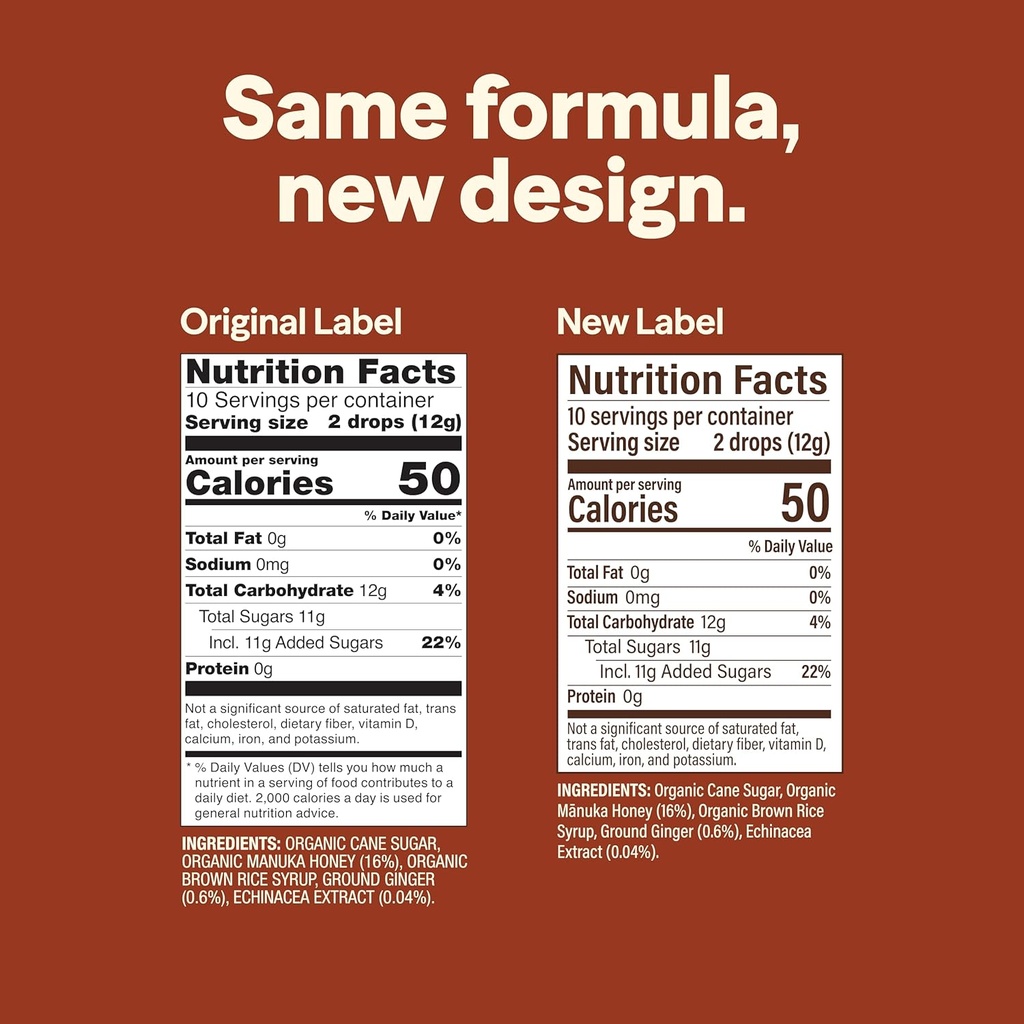 Wedderspoon Organic Manuka Honey Drops, Ginger & Echinacea, 20 Count (Pack of 1) | Genuine New Zealand Honey | Perfect Remedy For Dry Throats 3