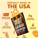 BEAST BITES - Creatine Infused Gummies - 5g Creapure Creatine Monohydrate Per Serving - NSF Certified for Sport - 30 Servings 3