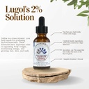 Family Health Products-Lugols Iodine Solution 2% Iodine Drops Potassium Iodide Solution 2% Liquid Drops, Red, Pack of 1 3
