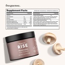 FREQUENSE - Rise Nootropic Tub - Mango Lemonade Flavor - Supports Brain Performance & Clarity - with Mushrooms, B Vitamins & Green Coffee - 132g 2