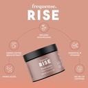 FREQUENSE - Rise Nootropic Tub - Mango Lemonade Flavor - Supports Brain Performance & Clarity - with Mushrooms, B Vitamins & Green Coffee - 132g 4