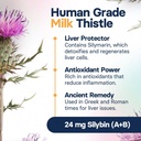 Liver Health Supplement for Medium Dogs - Milk Thistle for Dogs Liver Support with S-Adenosylmethionine (Same) & Silybin - 30 Tablets 5