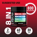 Magnesium L-Threonate Supplement with Lions Mane & Ashwagandha Root - 1000Mg (60 Count (Pack of 1) *) 6