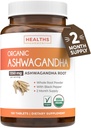 USDA Organic Ashwagandha Supplement - High Potency Ashwagandha Pills Made With Organic Black Pepper for Enhanced Absorption - Vegan Non-GMO Made in the USA & Lab Verified (2 Months Supply) 2