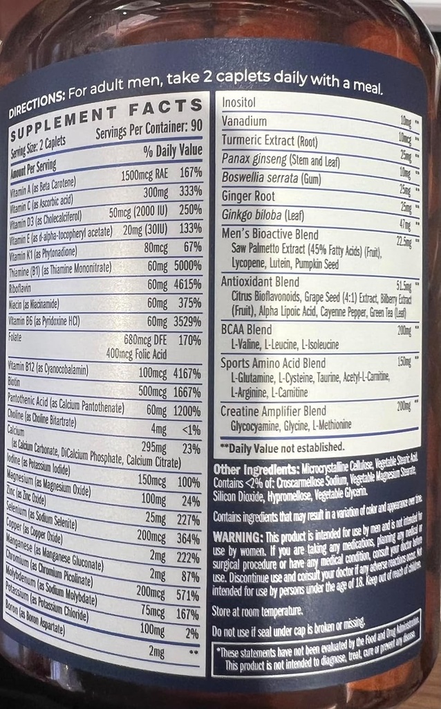 Vitamin World Ultra 360 Men's Multi Sport (180) 4