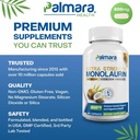 Palmara Health Extra Strength Monolaurin 1,600mg per Serving, 800mg per Capsule 4