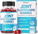 Glucosamine Chondroitin Gummies Joint Supplement - Glucosamine Gummies for Adults Nutritional Supplements - Joint Supplements for Men & Women - Delicious Raspberry Flavor - (60 Count) 2