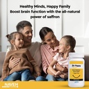 NAVEH PHARMA Be Happy Saffron Supplements for Adults – Stress-Relief, Focus Gummies with Saffron Extract, Vitamin D, and Vitamin B12 – Great-Tasting, Sugar-Free Mood Support Supplement, 60 Ct. 6