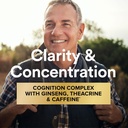 GNC Mega Men Focus and Cognition Vitapak Program, Convenient, Complete Nutrition, 3 Products in 1 Packet, Clarity, Focus, Energy, Concentration, Works on Day One, 100mg Caffeine, 30 Daily Packs 4