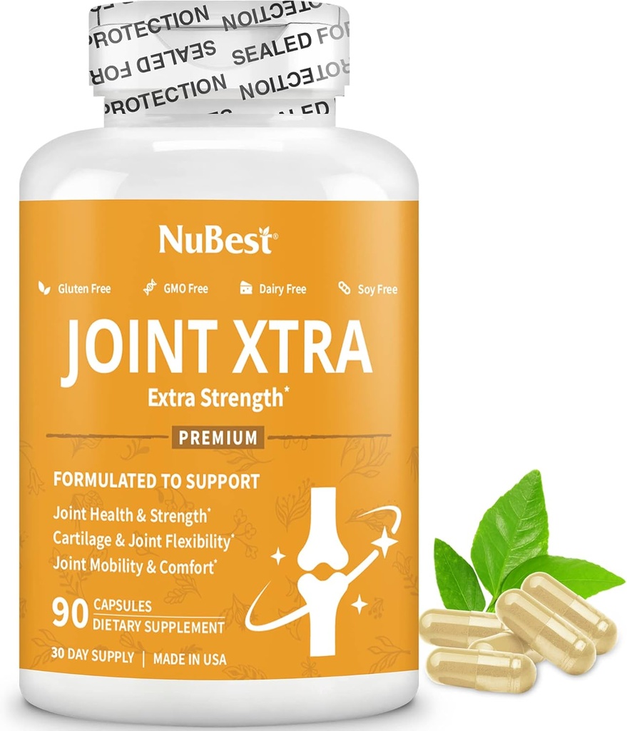 NuBest Joint Xtra - Joint Support Supplement - Joint Health Formula with Triple Joint Strength - Glucosamine, Chondroitin, Turmeric, MSM & Boswellia for Joint Health & Cartilage Health (Pack 2) 3