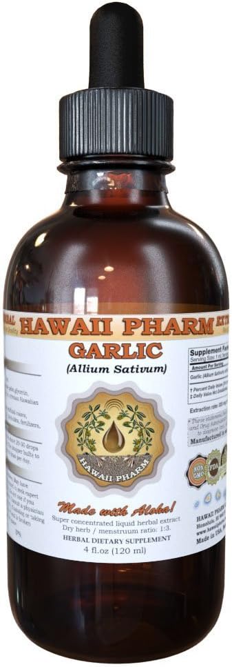Hawaii Pharm Garlic (Allium sativum) Liquid Extract 4 Oz 2