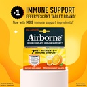 Airborne 1000mg Vitamin C with Vitamin D & Zinc, Sugar Free Multivitamin Immune Support Supplement, Antioxidants Vitamins A C & Vitamin E, 10 Effervescent Tablets, Zesty Orange Flavor 3