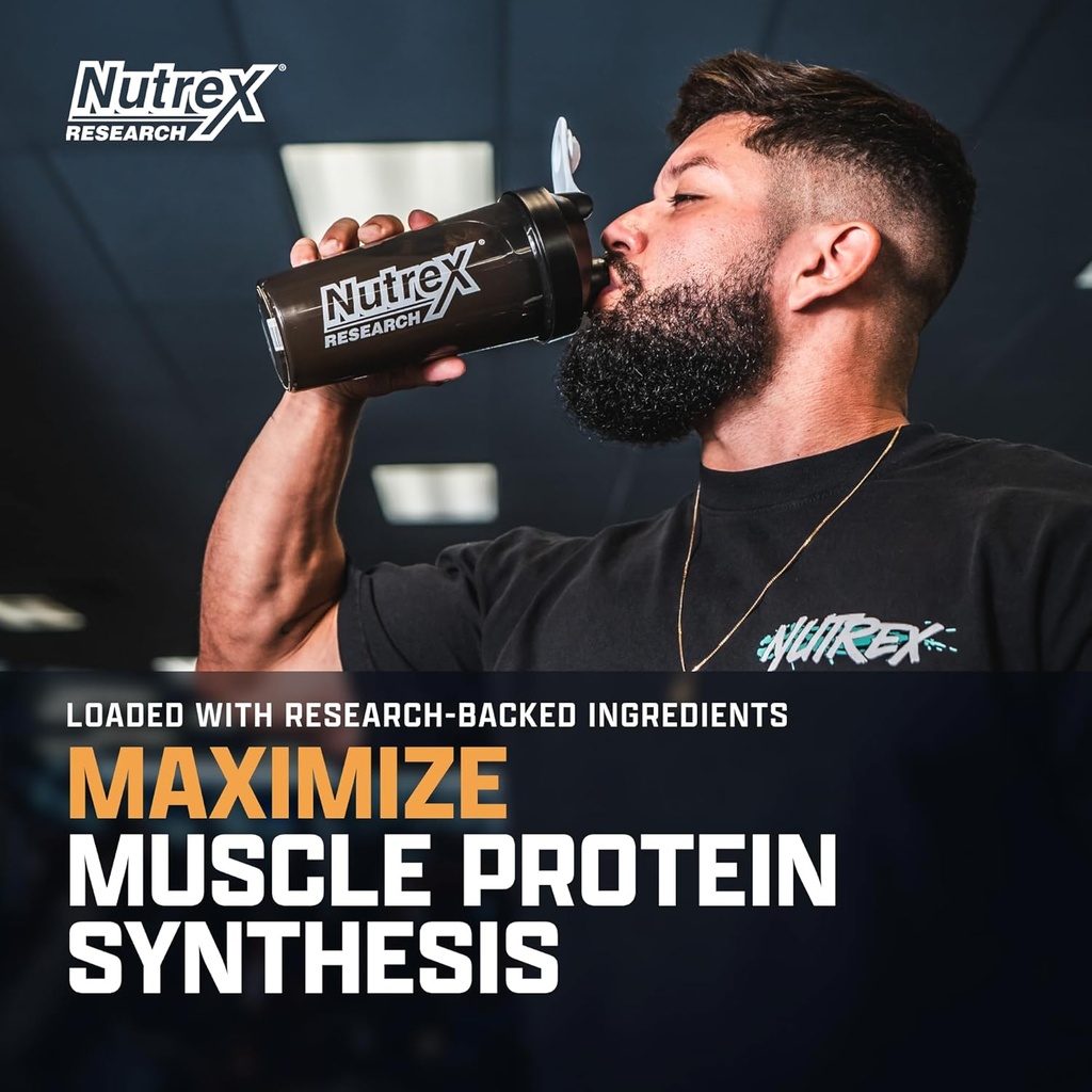 Nutrex Research EAA Hydration | EAAs + BCAA Powder | Muscle Recovery, Strength, Muscle Building, Endurance | 8G Essential Amino Acids + Electrolytes | 30 Servings It's Mango Time 4